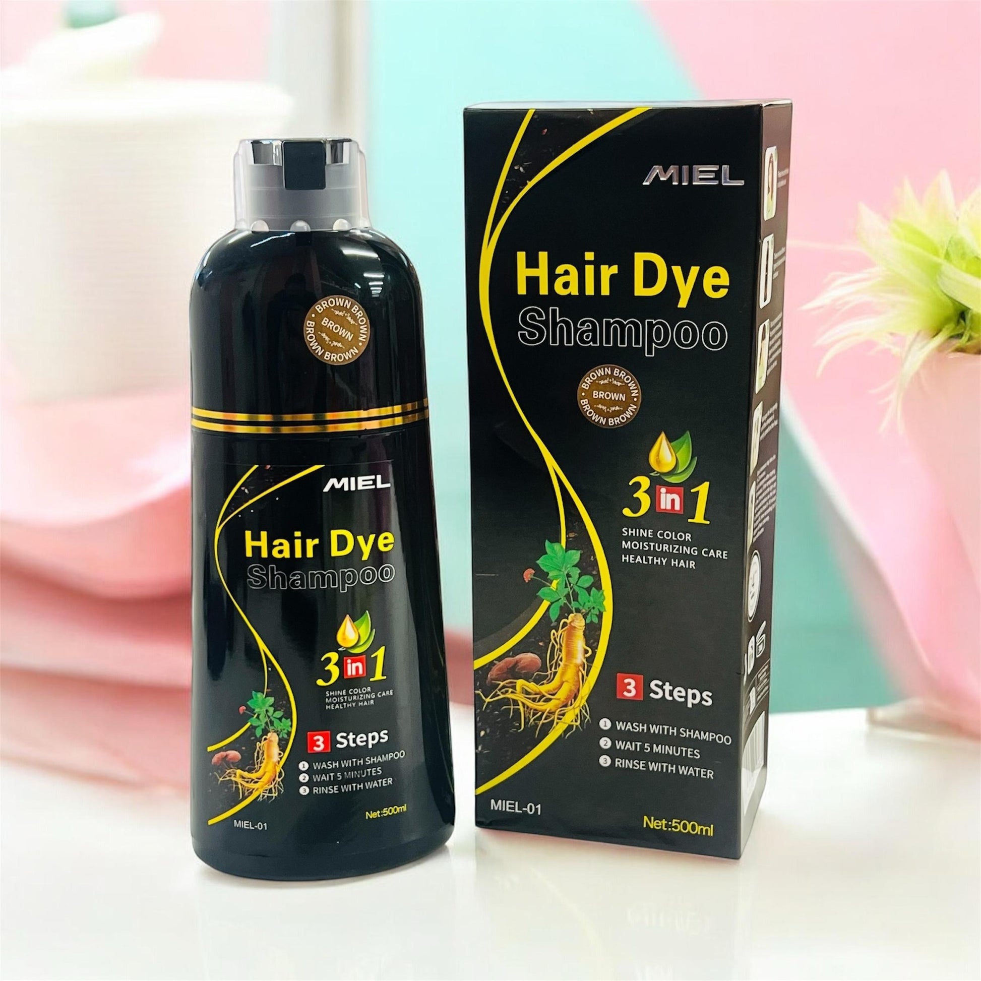 Champú cubre canas 3 en 1 🔥